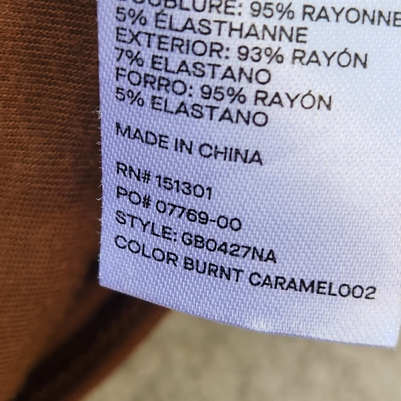 GOOD AMERICAN Womens One Piece Size 1 Small Burnt Orange Rayon Stretch Intimates - Picture 9 of 9